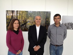 Eu com os biólogos Ana Fonseca e José Conde