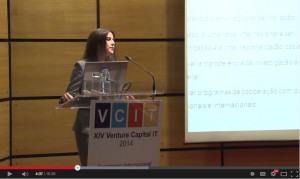 Intervenção de Lara Martinho no XIV Venture Capital IT