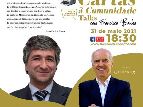 Talks Cartas à Comunidade - José Carlos Sousa